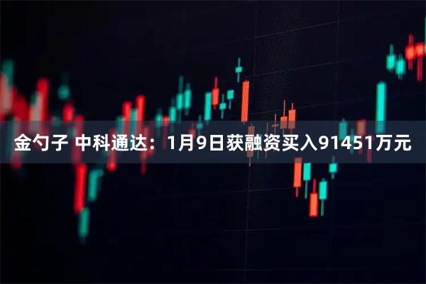 金勺子 中科通达：1月9日获融资买入91451万元